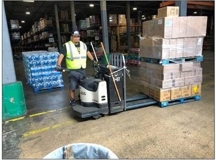 SpartanNash donated three full semi-truck loads of water and much needed food through the Salvation Army, World Central Kitchen and Waggaman Community Outreach.