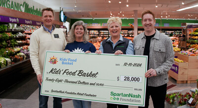 The SpartanNash Foundation® was able to support multiple food pantries across the Midwest, including Kids Food Basket, after achieving a record-breaking donation amount following their eighth annual in-store fundraiser.