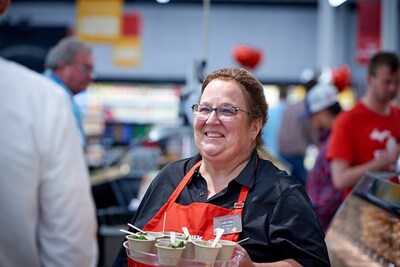 Samples of the new items served in the Family Fare deli, like a Caribbean Grain Bowl with Salmon and Chimichurri, were offered as samples to guests at the Holland, Mich. VIP Sneak Preview event.